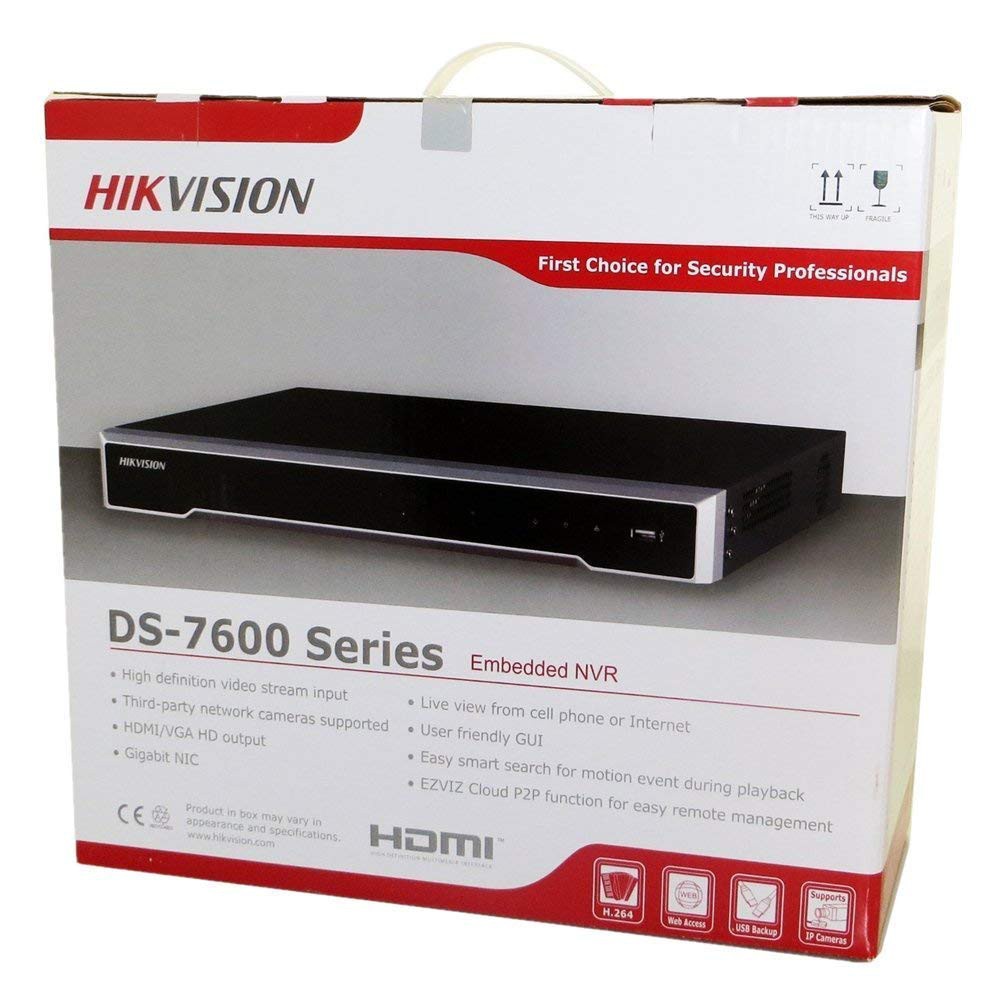 Đầu ghi hình camera IP 8 kênh HIKVISION DS7608NIK1/8P Hàng chính hãng