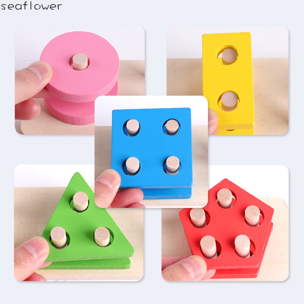 Đồ Chơi Lắp Ráp Hình Học Cải Thiện Nhận Thức Phù Hợp Với Tuổi 3 + Trẻ Em