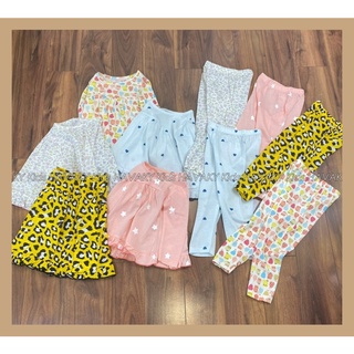[Nhiều Màu] Bộ Baby Doll Cotton Tre Xuất Nhật Đáng Yêu Bé Gái Mặc Hè Thu Đông, Quần Áo Trẻ Em Havaky Kids - BCB02