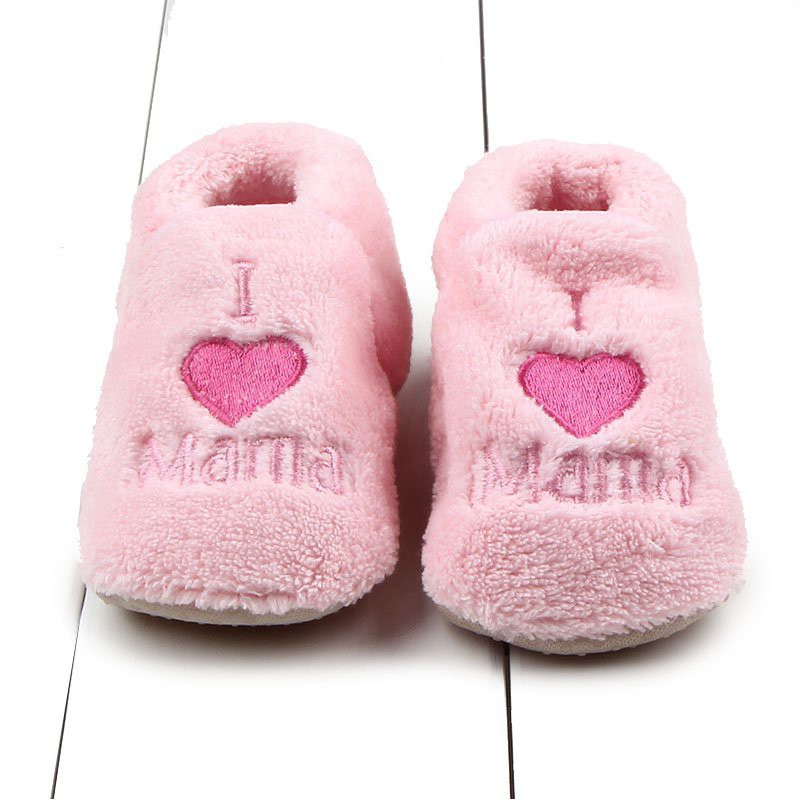 Giày vải bông giữ ấm mềm mại họa tiết dễ thương cho bé