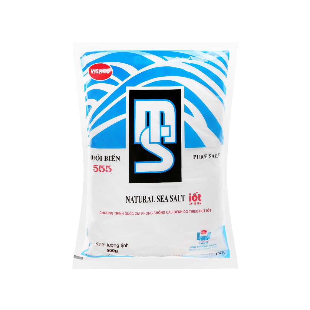 Muối I-ốt Visaco gói 500g