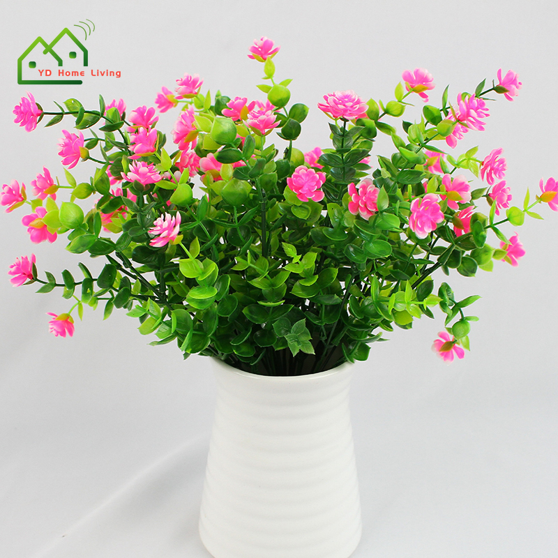 Set 7 Cành Hoa Khuynh Diệp Giả 35 Nhánh Dùng Để Trang Trí