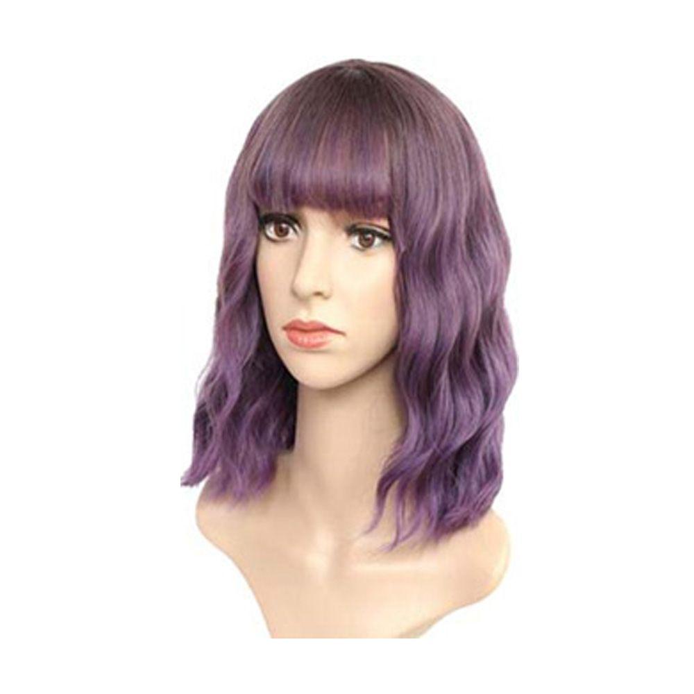 Bộ Tóc Giả Nữ Mái Ngang Bằng Polychromatic Hóa Trang Halloween