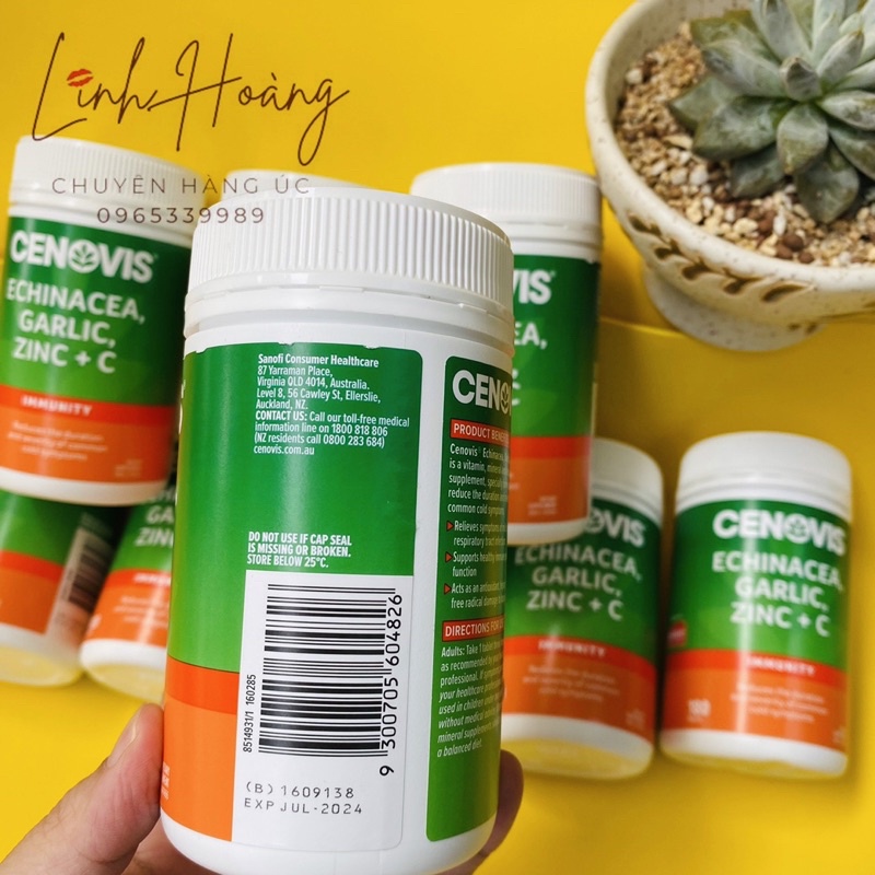 𝙎𝙖̉𝙣 𝙥𝙝𝙖̂̉𝙢 𝙘𝙖̂̀𝙣 𝙩𝙝𝙞𝙚̂́𝙩 𝙘𝙝𝙤 𝙢𝙪̀𝙖 𝙘𝙤𝙫𝙞𝙙 𝙝𝙞𝙚̣̂𝙣 𝙣𝙖𝙮 viên uống 𝘾𝙚𝙣𝙤𝙫𝙞𝙨® 𝙀𝙘𝙝𝙞𝙣𝙖𝙘𝙚𝙖, 𝙂𝙖𝙧𝙡𝙞𝙘, 𝙕𝙞𝙣𝙘 + 𝘾