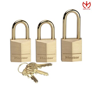 Bộ 3 ổ khóa vali Master Lock 3115 EURD thân đồng rộng 15mm dùng chung chìa thumbnail