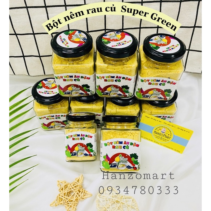 [SUPER GREEN] BỘT NÊM ĂN DẶM RAU CỦ SUPER GREEN