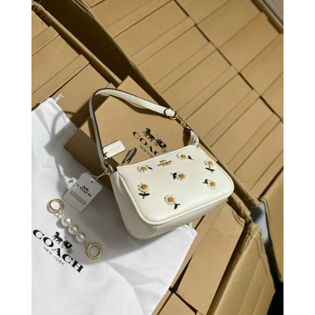 TÚI COACH THÊU HOA CÚC FULL BOX