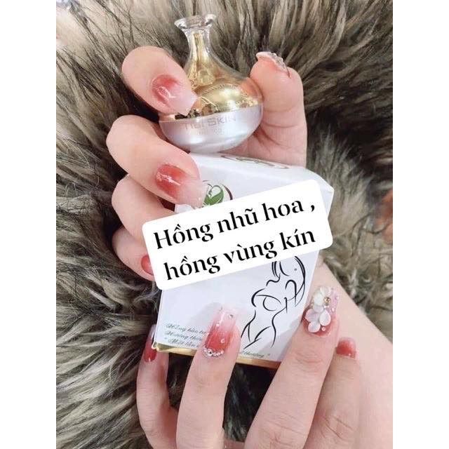 TIBI SKIN TRI THÂM MÔI, NHỦ HOA, HỒNG VÙNG KÍN HIỆU QUẢ SAU 1,2 tuần sd