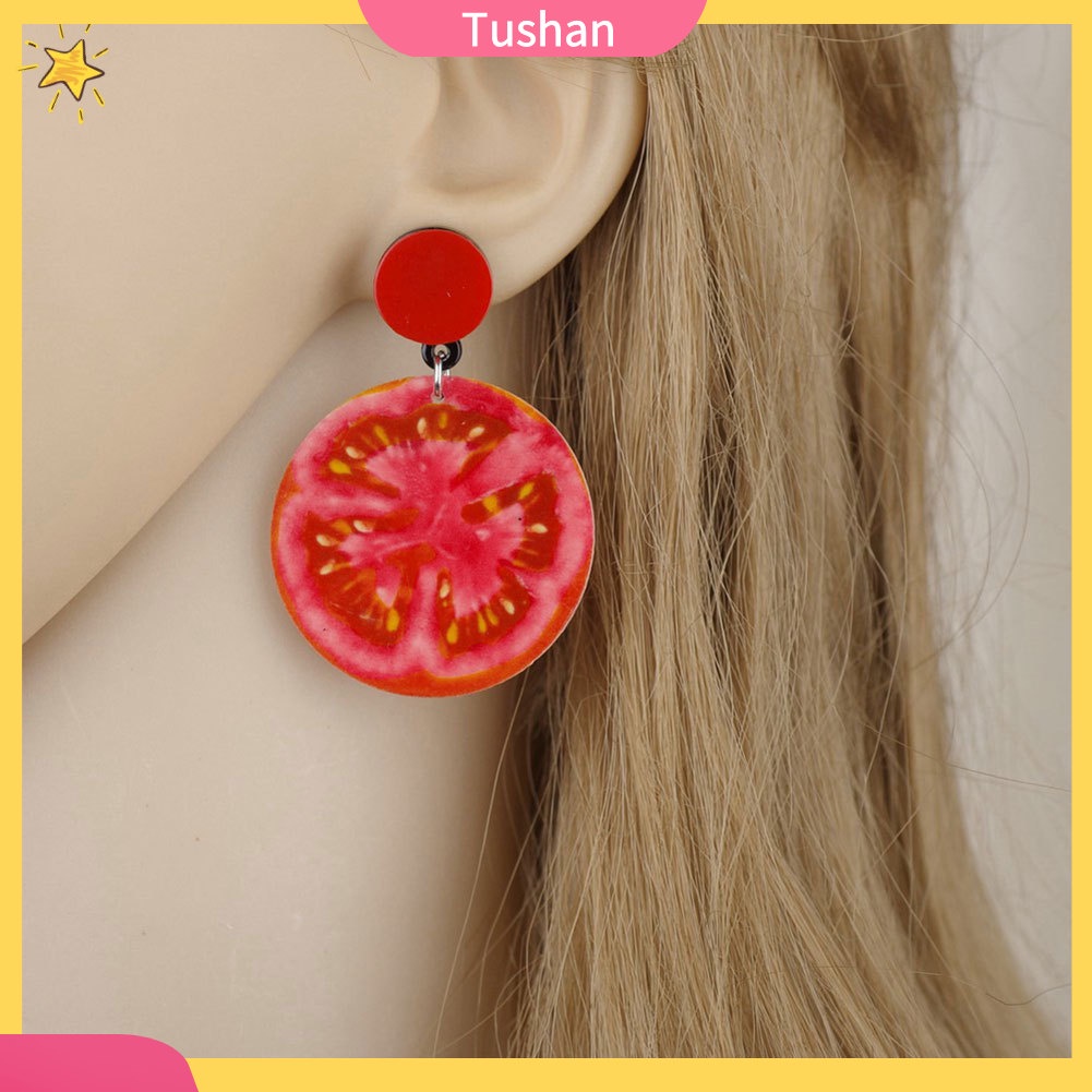 Khuyên Tai Hình Trái Cây Phong Cách Hàn Quốc Cho Nữ