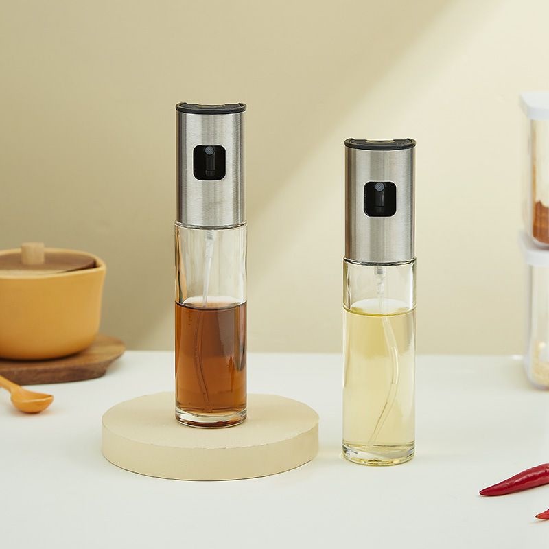 Bình Xịt Dầu , Lọ Xịt Dầu Ăn Bằng Thủy Tinh Dạng Phun Sương Dung Tích 100ml