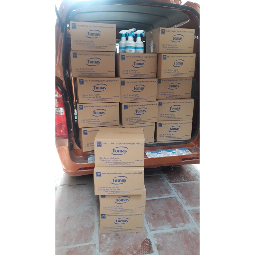 Siêu tẩy dầu mỡ Tomas chai 500ml .