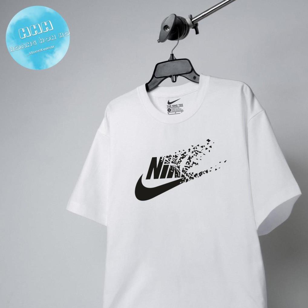 [Premium] Áo thun Unisex Custom Logo N tan vỡ, Vải Cao Cấp Cotton 100%
