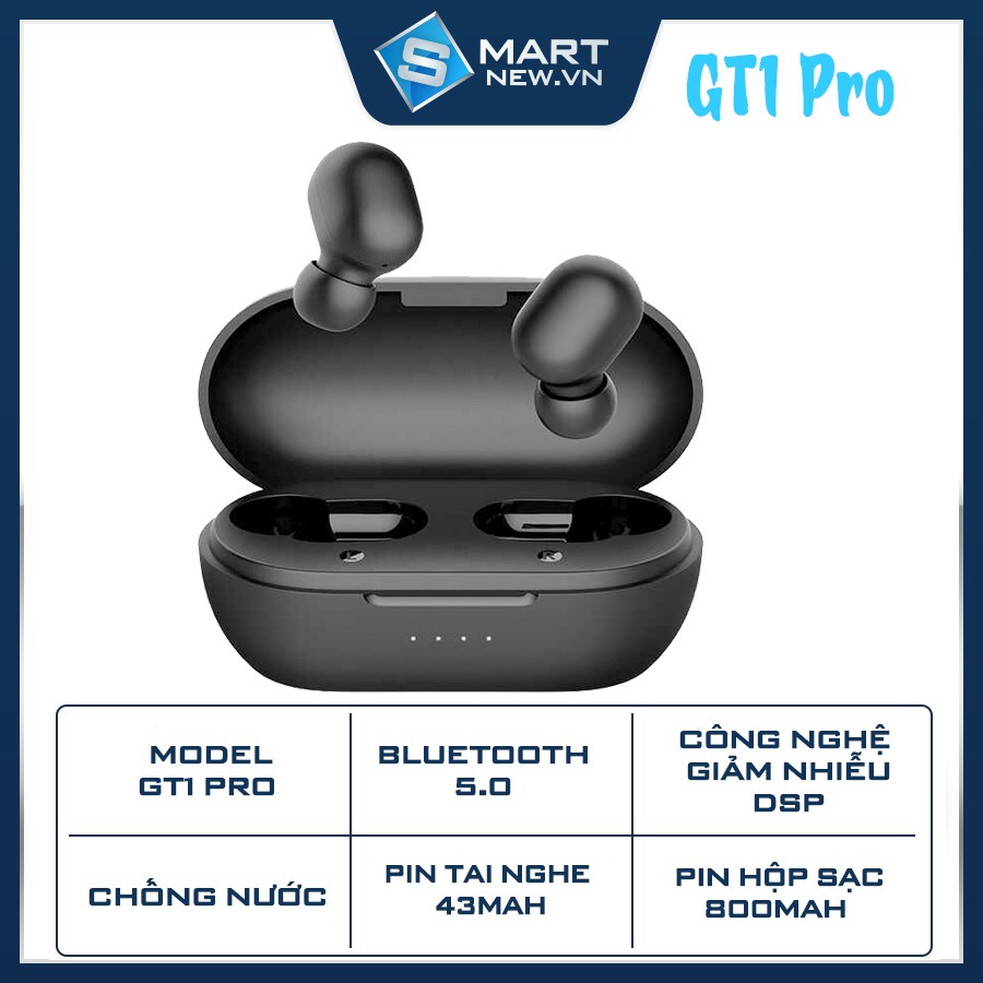 Tai Nghe TWS Không dây Bluetooth Haylou GT1 Pro - Nút Cảm Ứng, Chống Nước IPX5