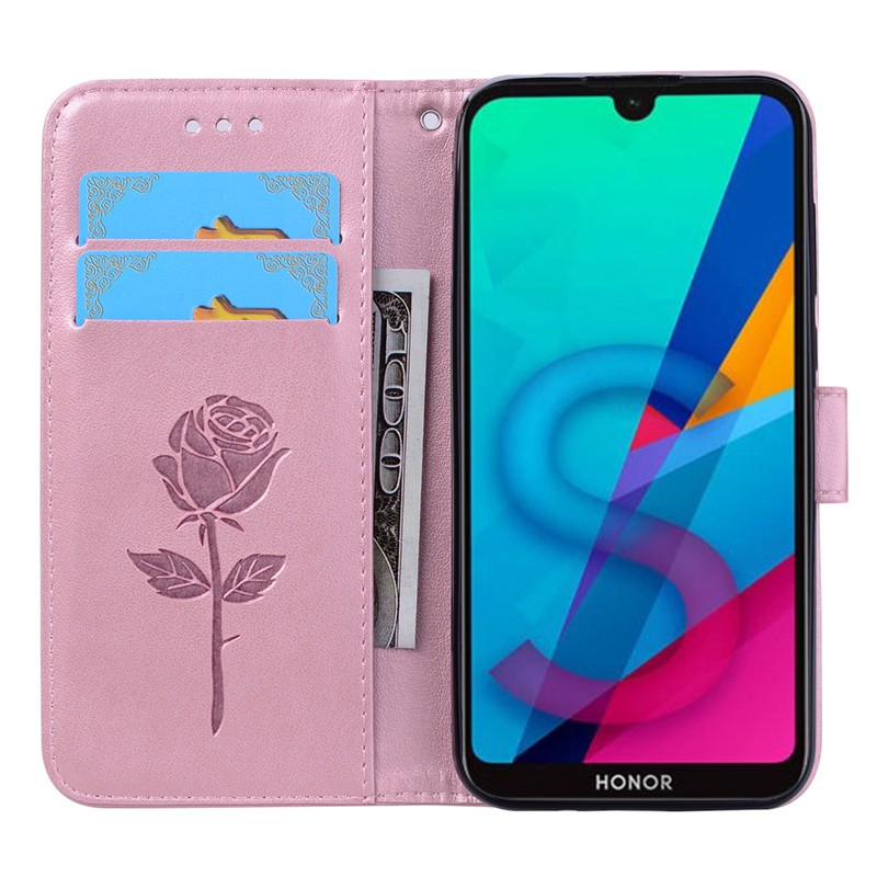 Bao da điện thoại PU + TPU mềm nắp gập từ tính có ngăn đựng thẻ in họa tiết hoa & bướm 3D cho Sony Xperia L4 L3 L2 L1 M2 M4 M5