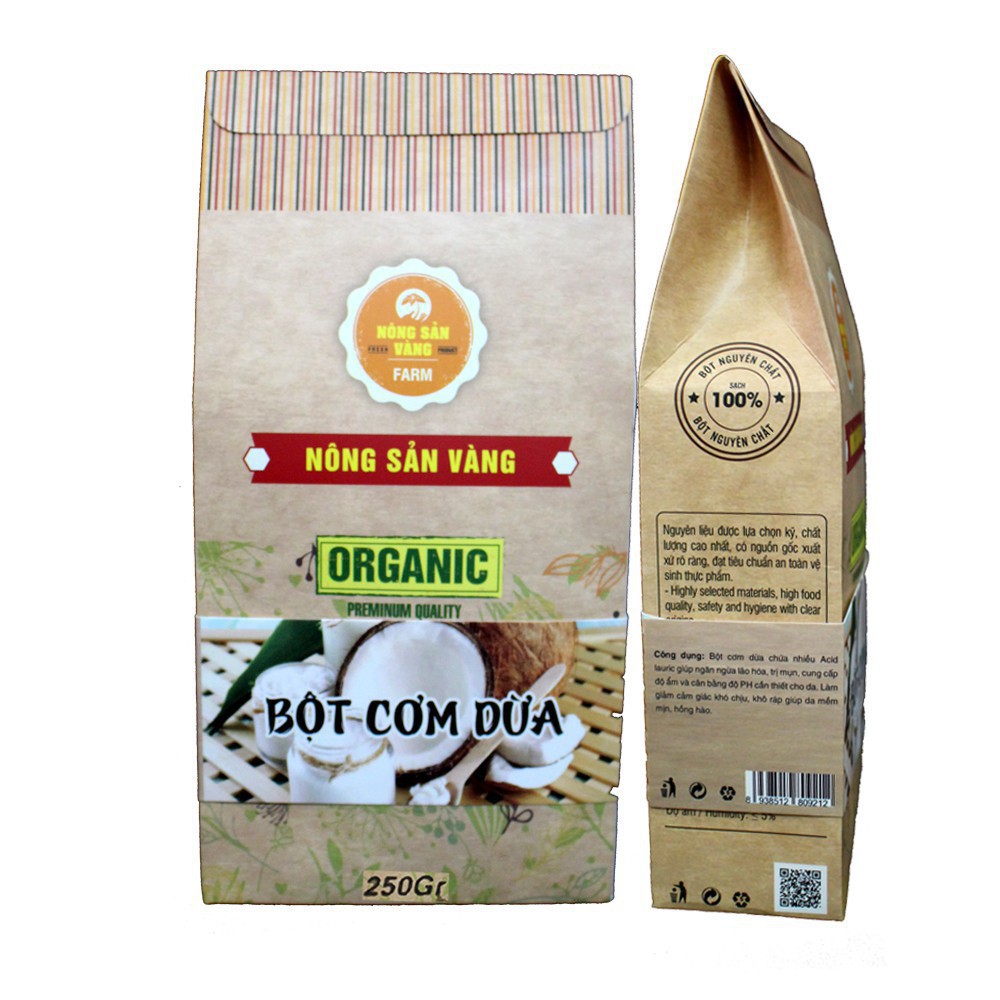 Bột Cơm Dừa 250gr - Nông Sản Vàng