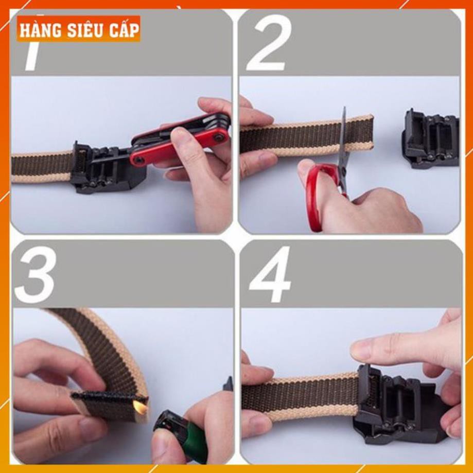 [FreeShip – hàng Auth] Thắt Lưng Nam LÍNH Mỹ JEEP Cao Cấp - Dây Nịt Nam Quân Đội Vải Bố Đẹp 👑 ️🎖️