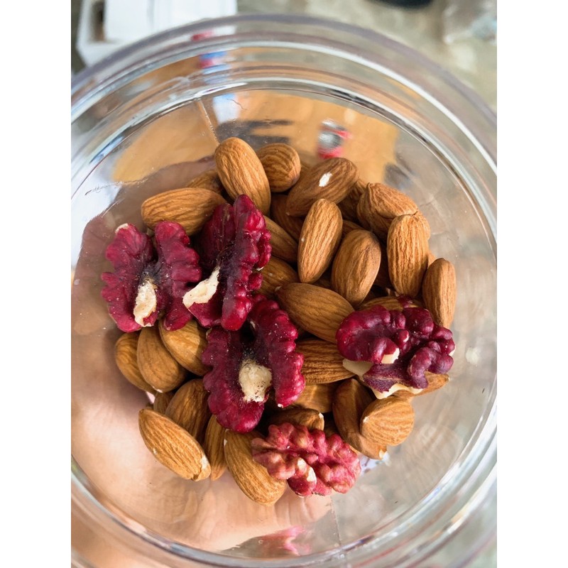 Combo 500g Hạt Mix Ăn Liền: Macca - Hạnh Nhân - Óc Chó Đỏ - Hạt Điều