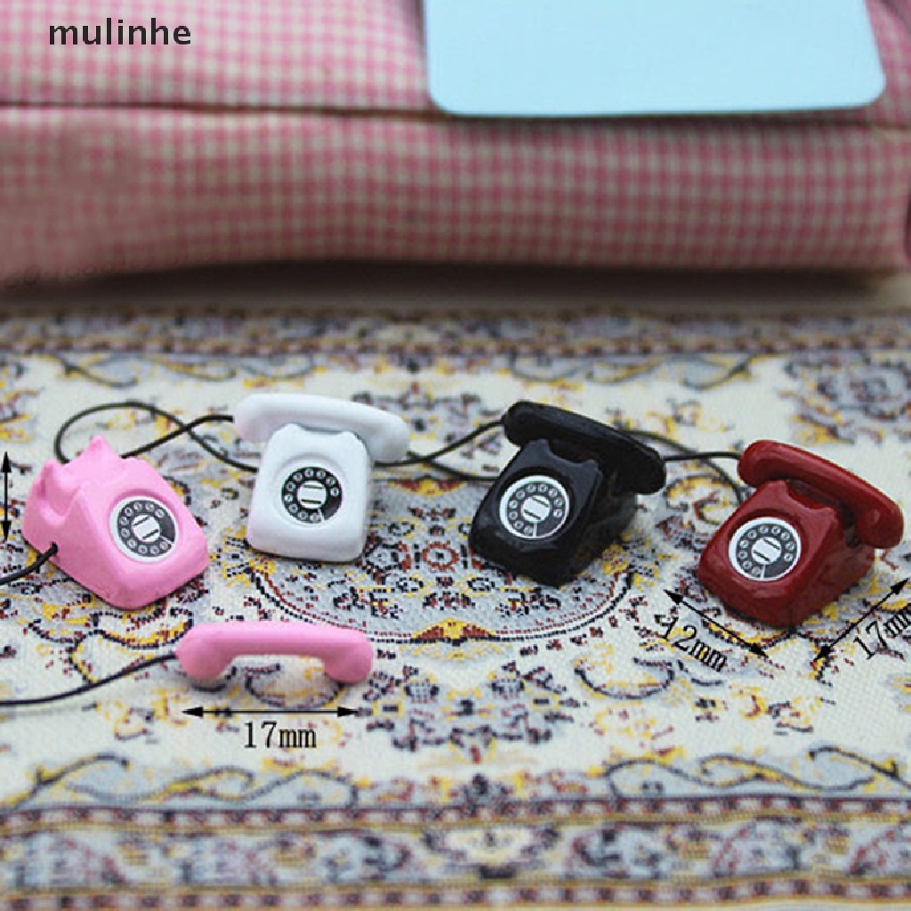 Mulinhe Điện Thoại mini Trang Trí Nhà Búp Bê