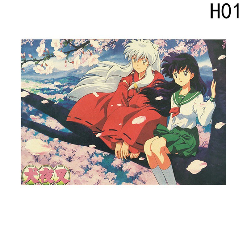 Tranh Treo Tường Hình Inuyasha Phong Cách Nhật Bản 2020