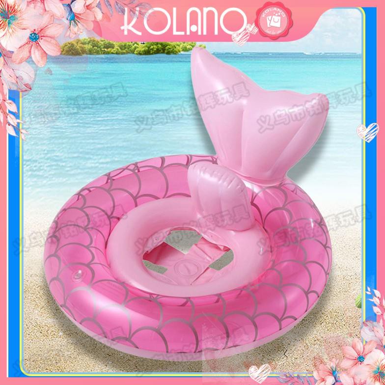 Phao Bơi Cho Bé KOLANO Phao Bơi Trẻ Em Xỏ Chân Chống Lật An Toàn Bơi Lội Đuôi Nàng Tiên Cá SS-001264