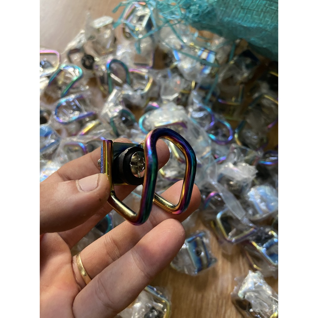 Combo 100 - 50 Móc treo đồ xe máy titan 7 màu!