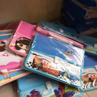 (Siêu Rẻ) Cặp học thêm cho bé, cặp nhựa