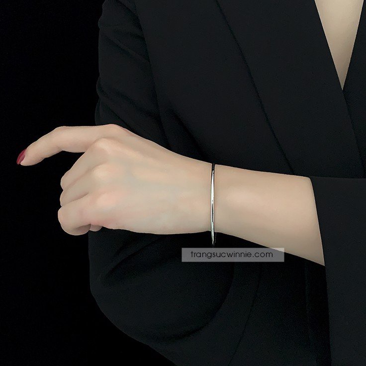 Vòng tay nữ titan tròn B