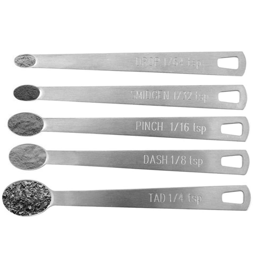 Muỗng Đo Lường Thanh Lịch Tiện Lợi|Set 5 Dụng Cụ Đo Lường Trong Nhà Bếp