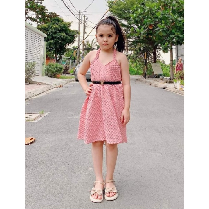 Đầm Baby Doll cho bé siu xinh nhé các mum chất vải Xốp dày dặn Shop Cam Kết Hình Chính Chủ