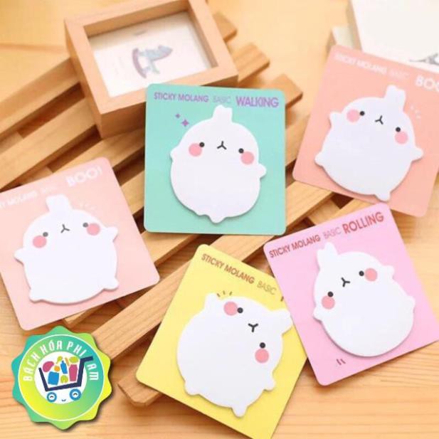 Giấy ghi chú Note sticky Molang