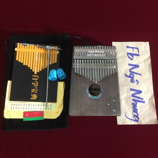 (Có video test) Đàn Kalimba Yael 17 phím gỗ Mahogany (Moon)