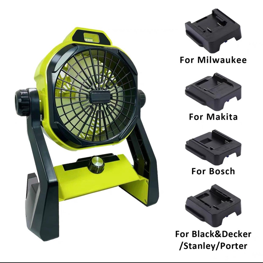 Máy quạt dùng pin và điện 14.4/21V TOYOKI Brushless chân Makita ( Dewalt/ Milwaukee) tùy chọn. BN.
