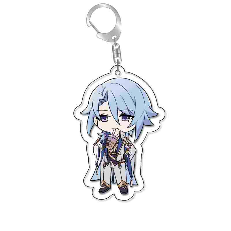 (Mica trong acrylic) Móc khóa Yaoyao Yelan Shinobu Ayato Sayu GENSHIN IMPACT game chibi anime