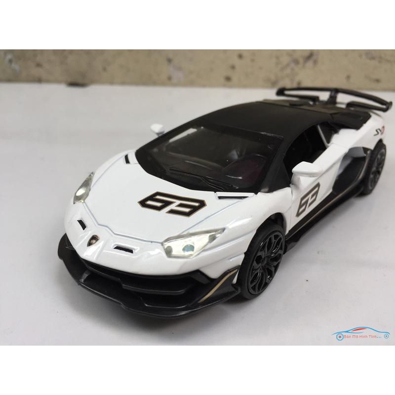 ​Mô hình xe Ô TÔ Lamborghini Aventador SVJ tỷ lệ 1:32