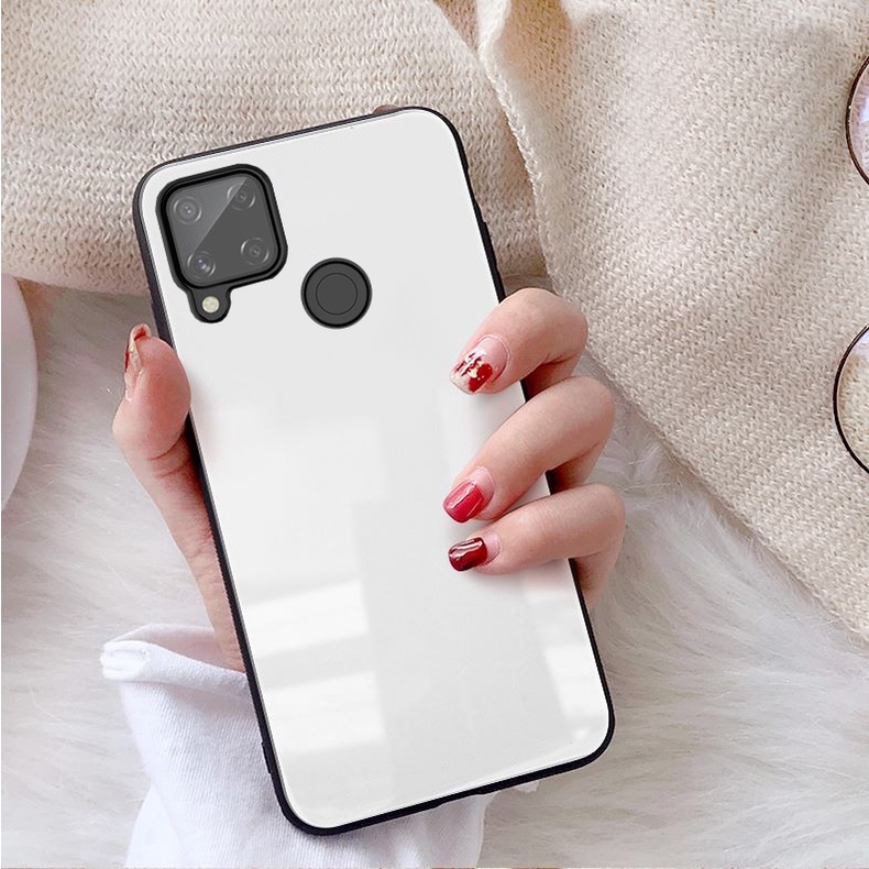 Ốp Lưng REALME C12, C15, C25, C25S Mặt kính gương sáng bóng cao cấp