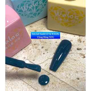 Sơn gel xanh cổ vịt mallard đậm đặc walog
