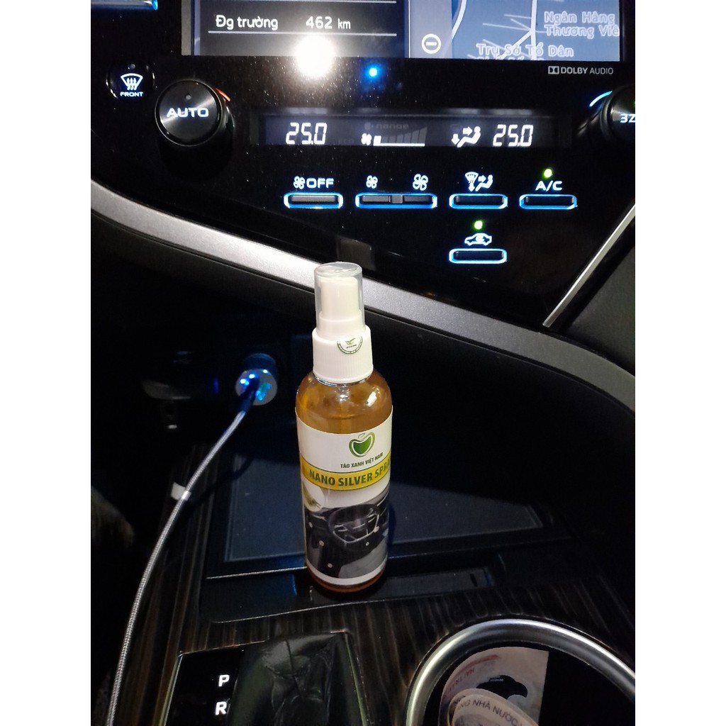 Xịt khử mùi Nano Silver Spray cho Ô tô, Công nghệ Nano bạc diệt khuẩn, nấm gây mùi triệt để | BigBuy360 - bigbuy360.vn