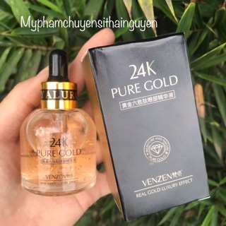 Serum vàng 24k nội địa trung dưỡng trắng thu nhỏ lỗ chân lông