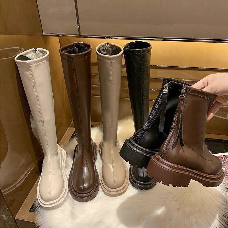 GIÀY Bốt đùi dưới Gối Khoá sau đế đinh dày Cao cấp đủ màu full box - CM LOẠI LÓT LÔNG | BigBuy360 - bigbuy360.vn