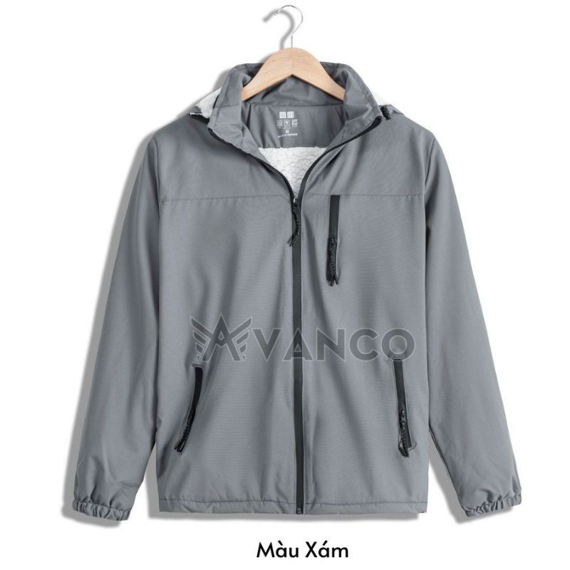 Áo khoác gió nam nữ  lót lông siêu ấm