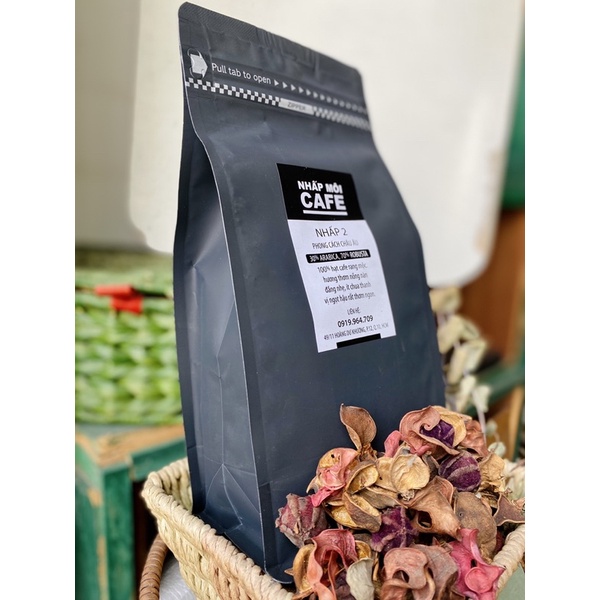 Cafe Sạch Nguyên Chất Gu Âu Rang Mộc 500Gr - Nhấp Môi Cafe | BigBuy360 - bigbuy360.vn