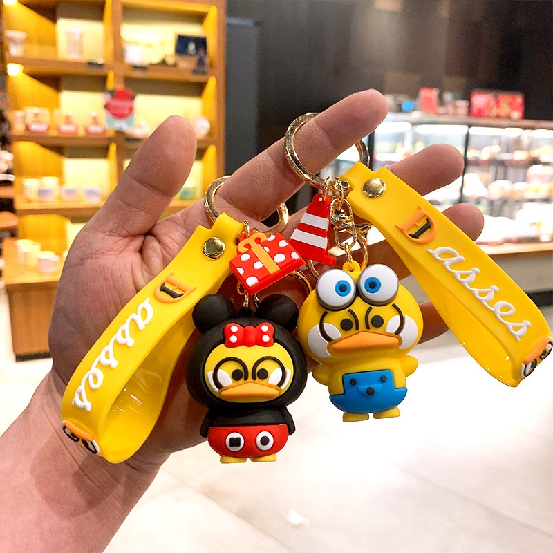 Móc Khóa Hình Chú Vịt Dễ Thương Xinh Xắn