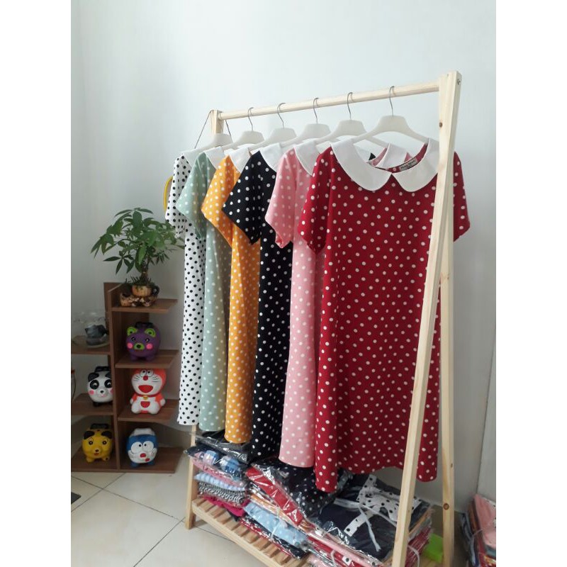 Đầm Bầu Công Sở Bigsize Cổ Sen Trẻ Trung