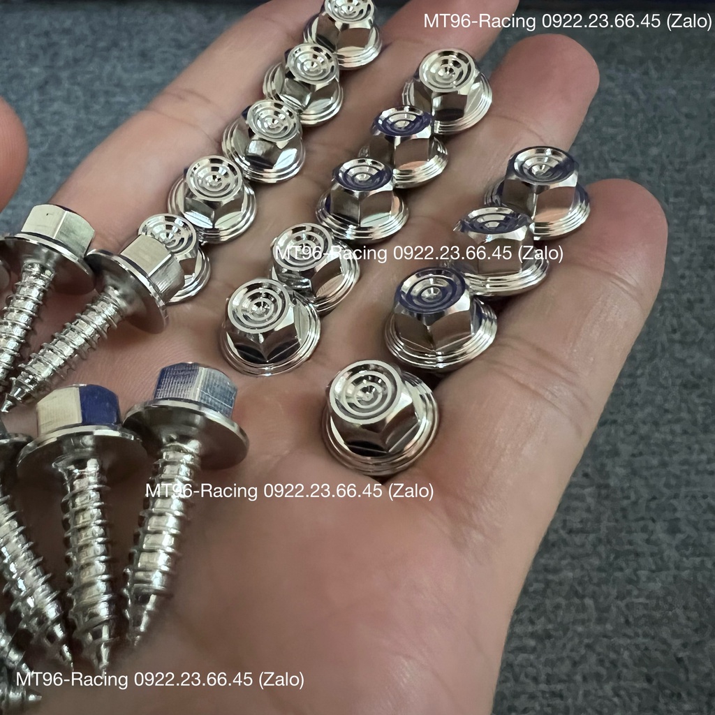 Ốc Áo Salaya Xoắn Trụ Thái V2 Gắn Dàn Áo Yamaha Và Ốp Lọc Gió Tay Ga Honda Chuẩn Inox304 Siêu Bóng