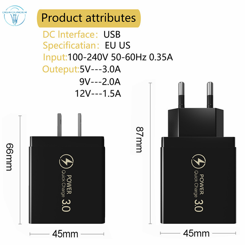 Củ Sạc Nhanh Qc 3.0 18w Pd Usb Bộ sạc dự phòng