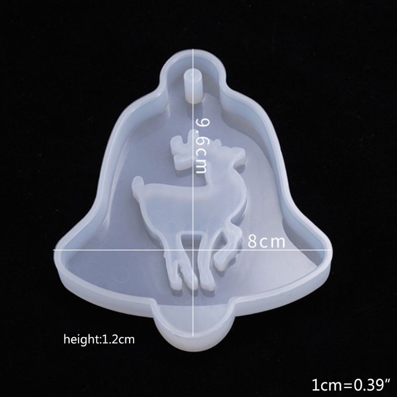 Khuôn Silicone Làm Mặt Dây Chuyền Hình Cây Thông Giáng Sinh
