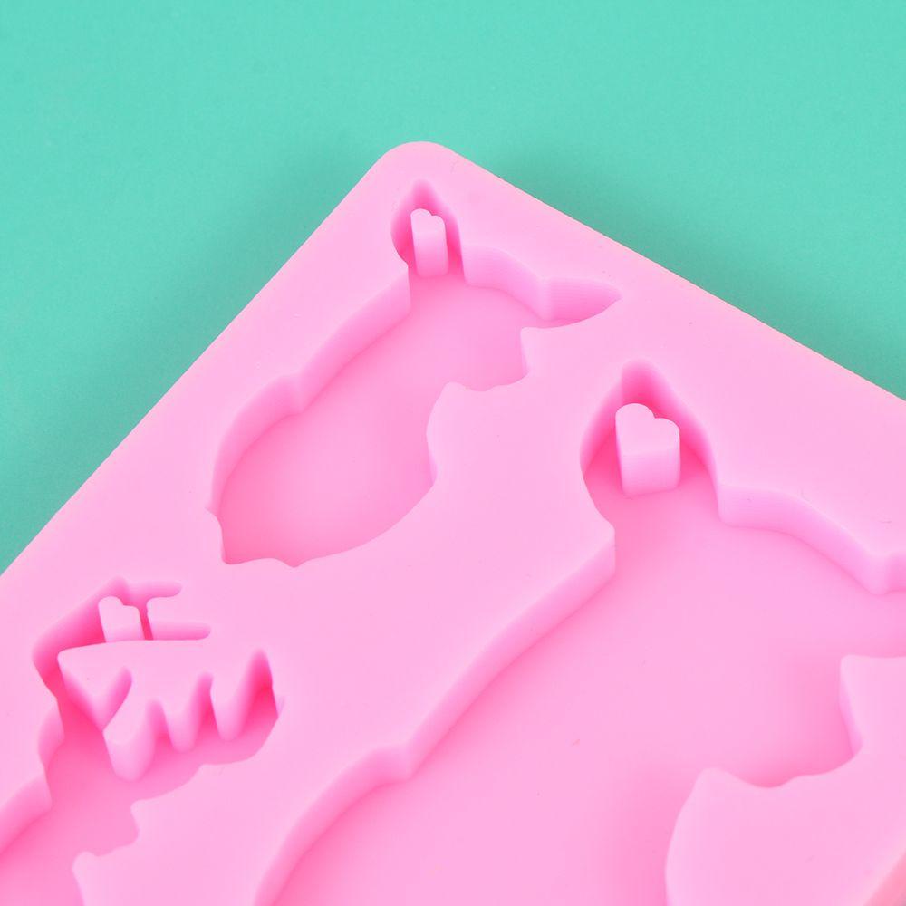 Khuôn Silicone Làm Đất Sét Hình Tuần Lộc Trang Trí Giáng Sinh