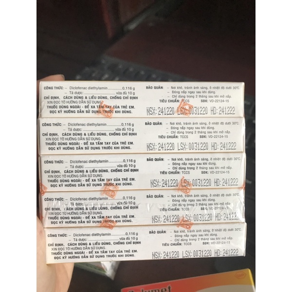 Diclofen kem bôi bong gân đau khớp T/8gr