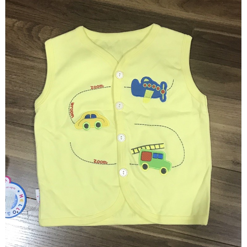 Áo gi lê bé trai 12-18m / 6-12m cotton 2 lớp