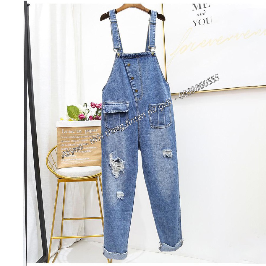 YẾM JEAN BIG SIZE NỮ AKYO  Size XL/2XL/3XL/4XL { Hình thật } | WebRaoVat - webraovat.net.vn